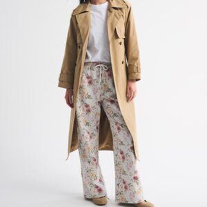 ABERCROMBIE & FITCH Women's High Rise Sunday Wide Leg Sweatpants NWT Size SMALL